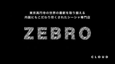 東京高円寺,インテリアにこだわり尽くしたシーシャ屋さん”ZEBRO”