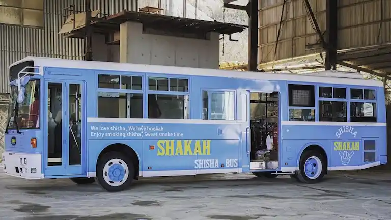 SHAKAH Shisha Bus シャカシーシャバス　バス　シーシャ　水タバコ　淡路島